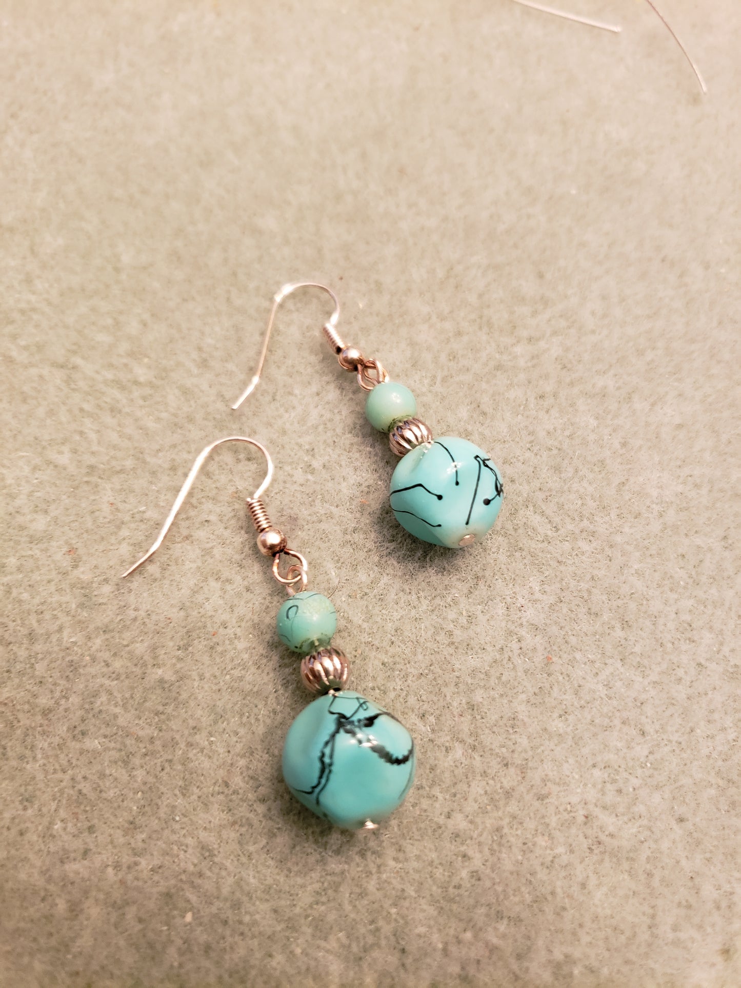 21E Double Turquoise Earrings