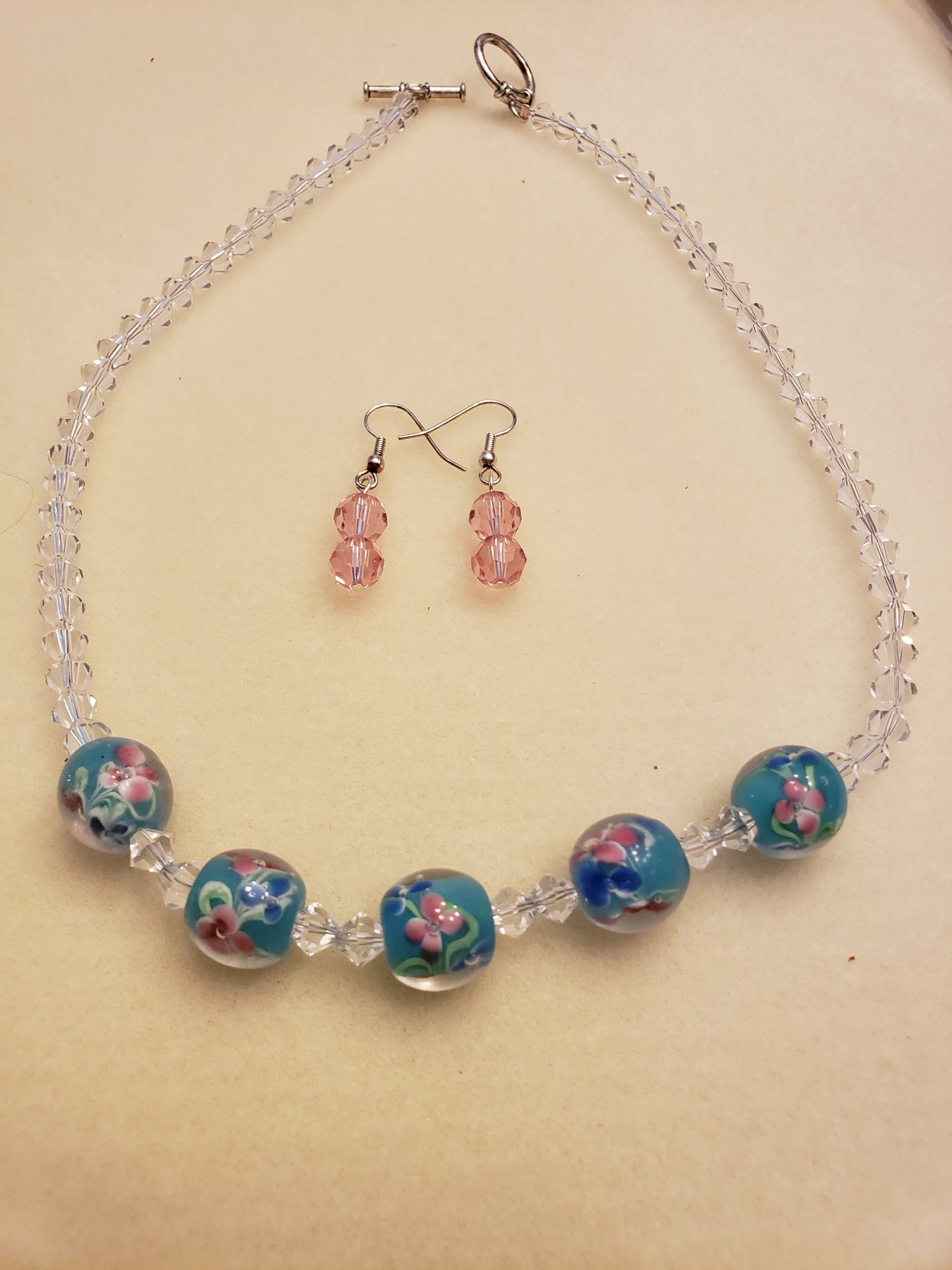 51NE Blue &Pink Flower Set
