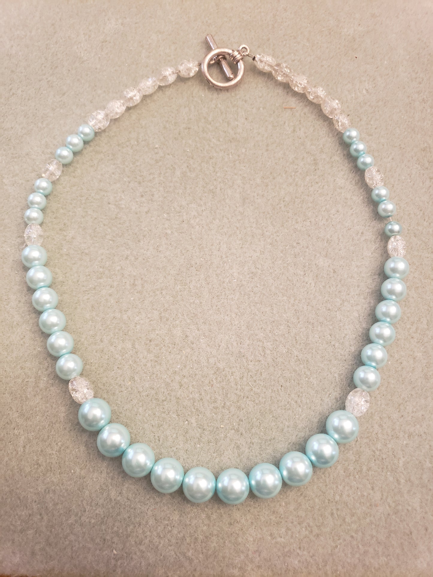118N Turquoise Pearl Necklace