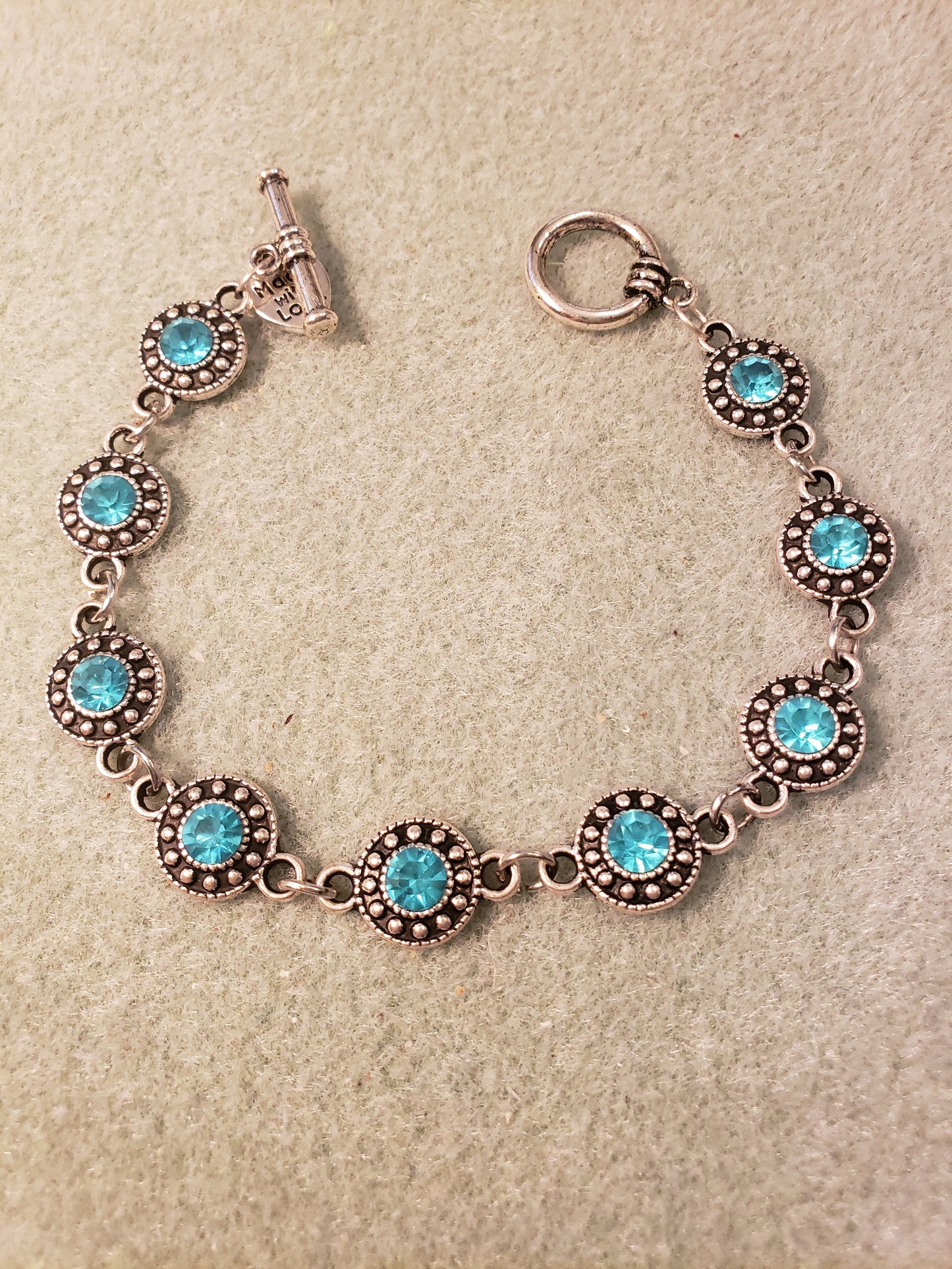 141B Blue vintage Bracelet