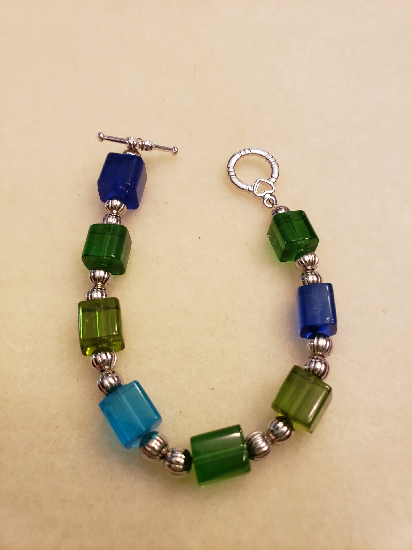15B Square Rainbow Bracelet