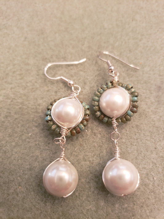 147E Pearldrop Earrings