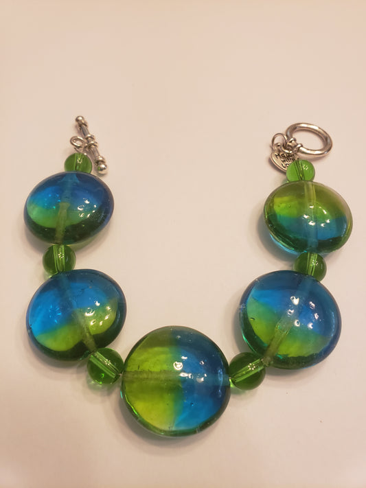 28B Blue/Green Bracelet