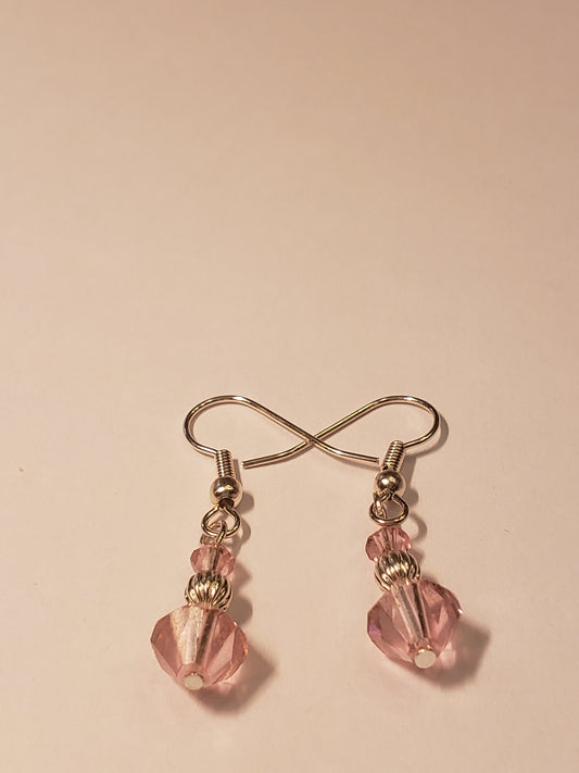 42E Delicate pink Earrings