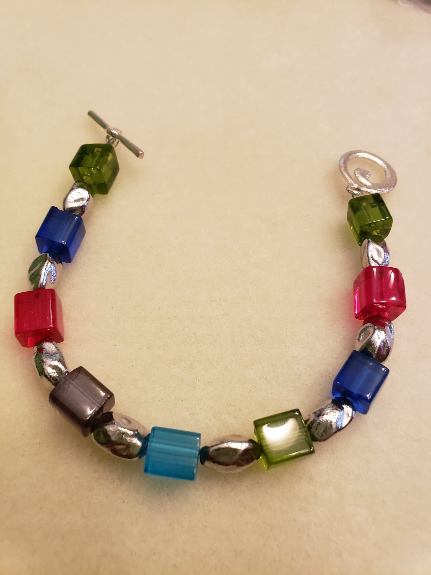 15B Square Rainbow Bracelet