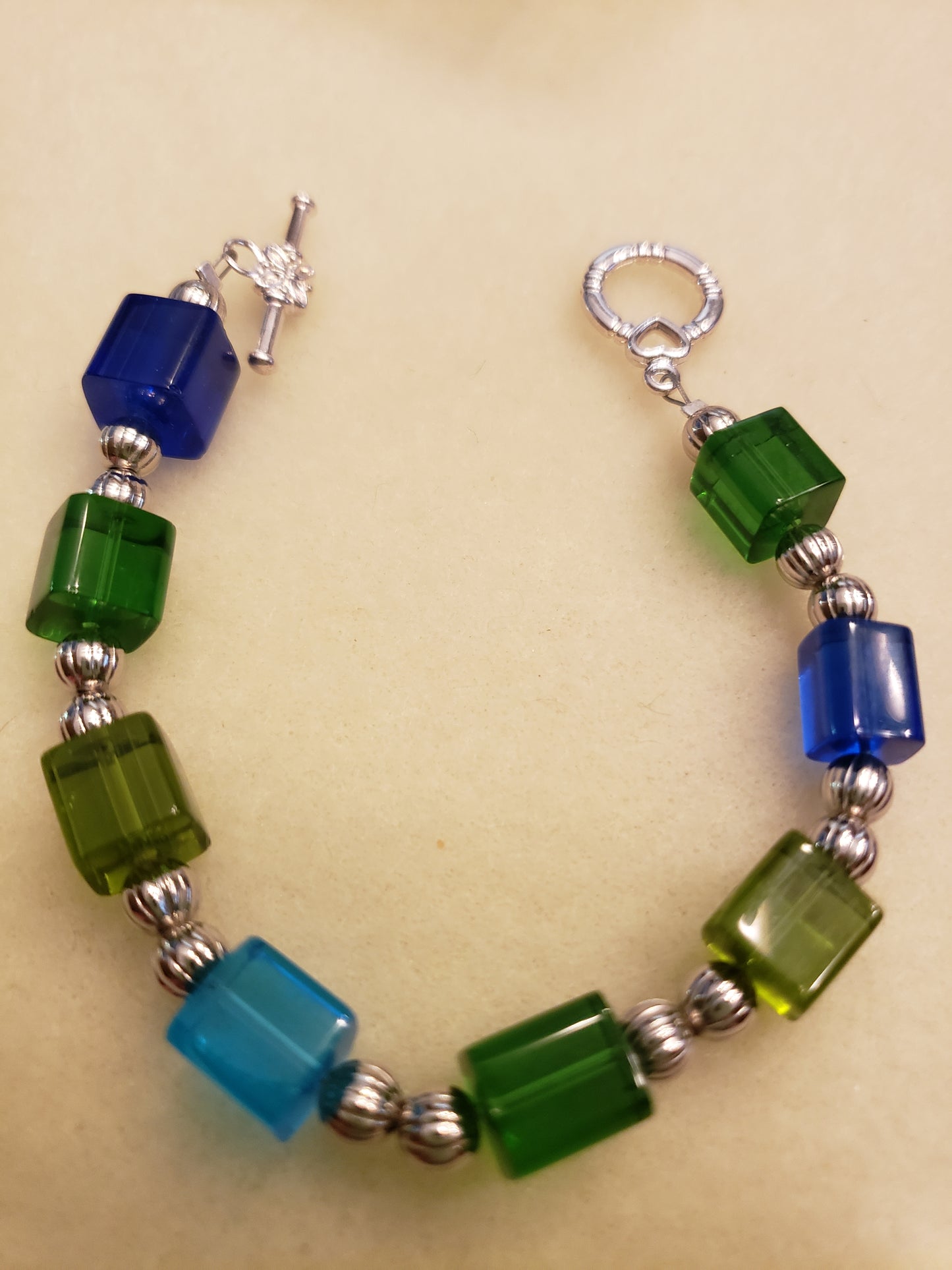 15B Square Rainbow Bracelet
