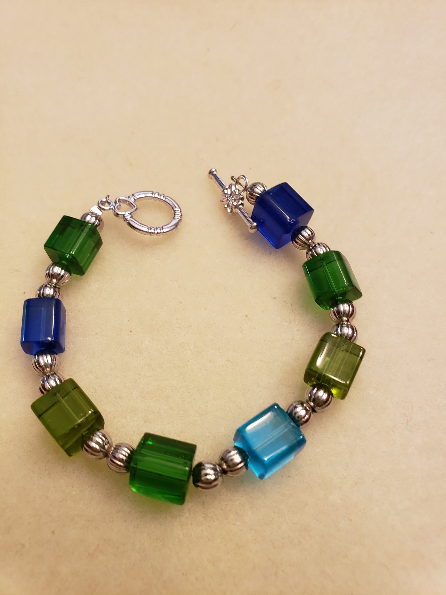15B Square Rainbow Bracelet