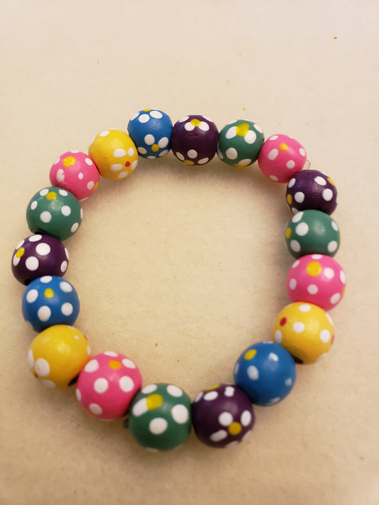 7010B Rainbow Flower Bracelet