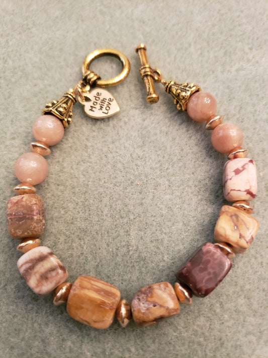 518B Single Jasper Bracelet