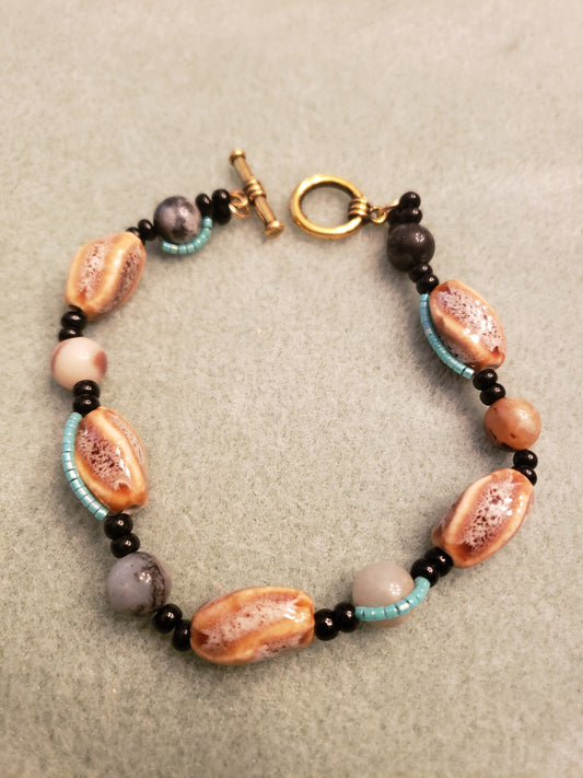 515B Hand Sown Tan Bracelet