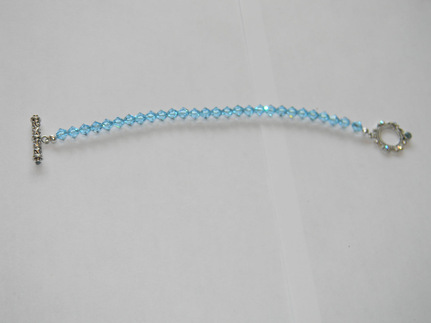 536B Blue Swarovski Bracelet
