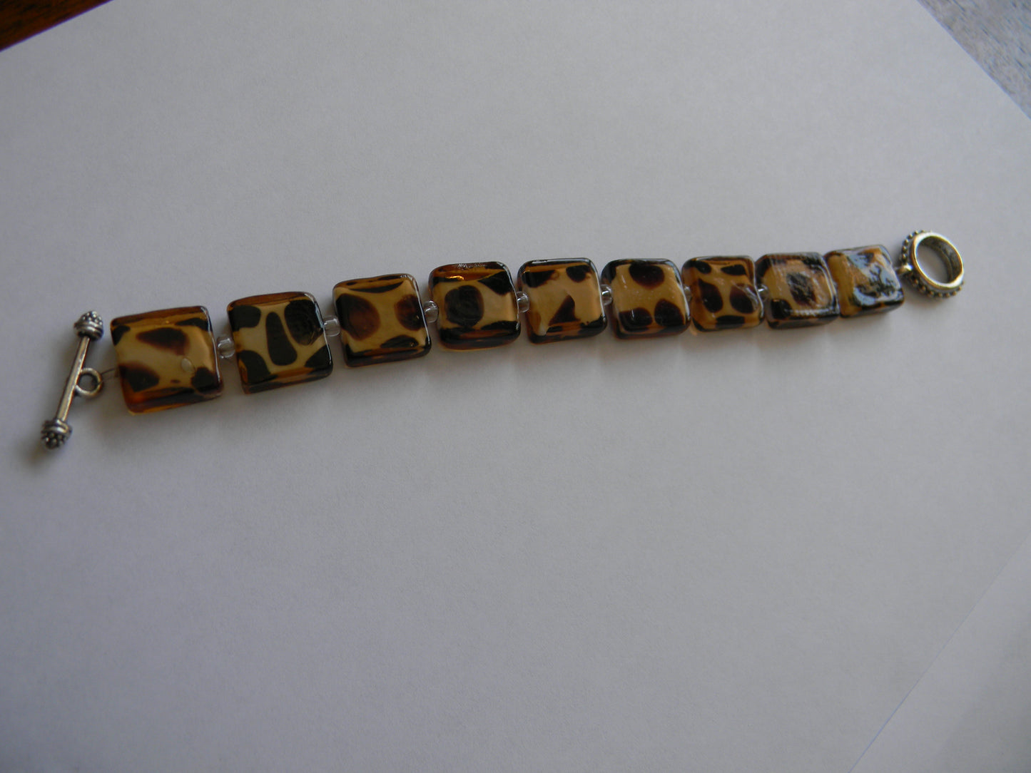 140B Brown Leopard Bracelet