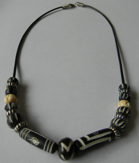 111NB Black Native Boho Necklace